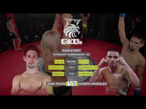 Joseph Morales vs Josh Paiva fight footage