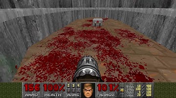 Brutal Doom v20b. Chapter 1, First 3 Levels. 1440p