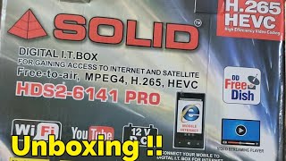 Solid HDS2 6141 Pro unboxing and review ||Jk Dish Info