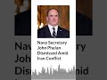 Navy Secretary DISMISSED Amid Iran Conflict! 🚨🚢 | AURN News