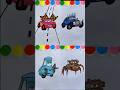How to draw Lightning McQueen Car step by step drawing #shorts #drawing #mcqueen #car