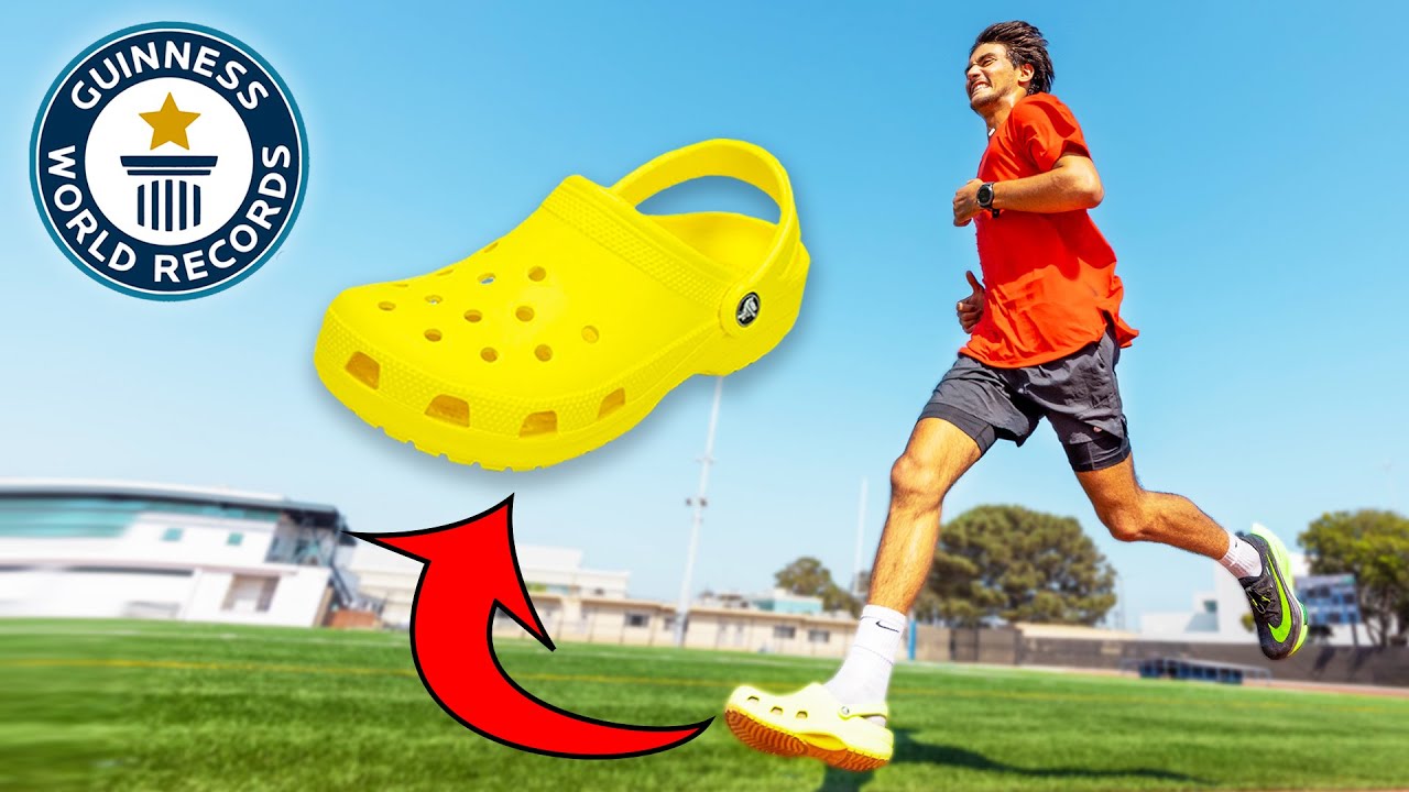 Nike AlphaFly vs Crocs (speed - YouTube