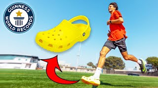 Nike AlphaFly vs Crocs (speed test)