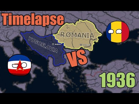Romania Vs Yugoslavia | Hoi4 Timalapse | Hearts Of Iron 4