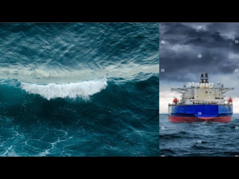 VLCC ship at Atlantic