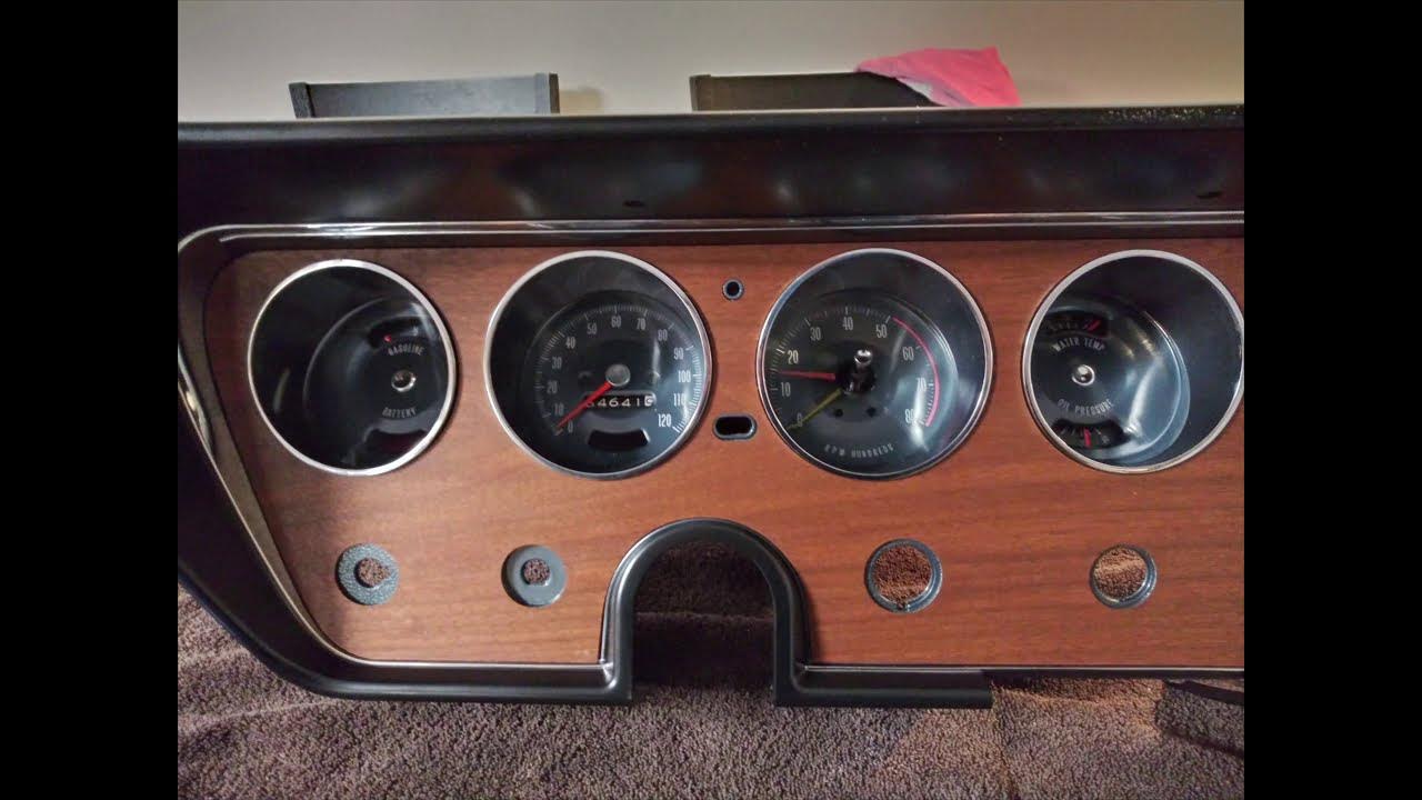 1966 GTO dash rebuild ralley gauge - YouTube
