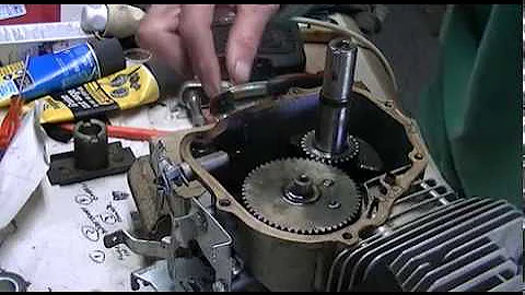 How to set timing on a lawnmower.