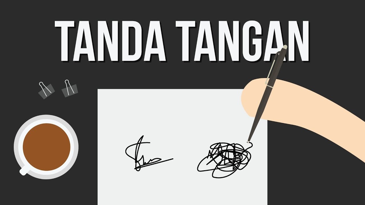 Kenapa Orang Tanda Tangan?