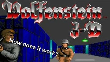 How does the Wolfenstein 3D engine work?