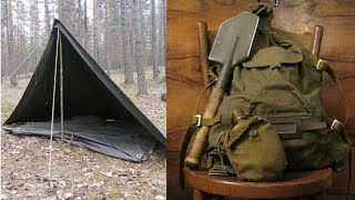 Обзор на армейский Вещмешок и Плащ палатку