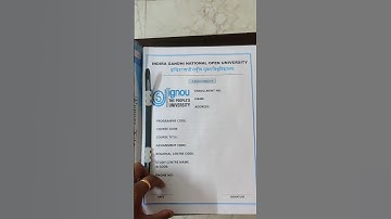 how to complete ignou assignment #ignouassignment #ignouassignmentsolved #howtomakeignouassignment