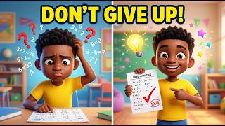 🎯 NEVER GIVE UP ON A DIFFICULT SUBJECT | KIDS MOTIVATIONAL STORY