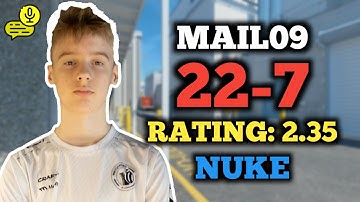 🔥 MAIL09 (22-7) RATING: 2.35 | EU FACEIT (NUKE) +VOICE | CS2 POV