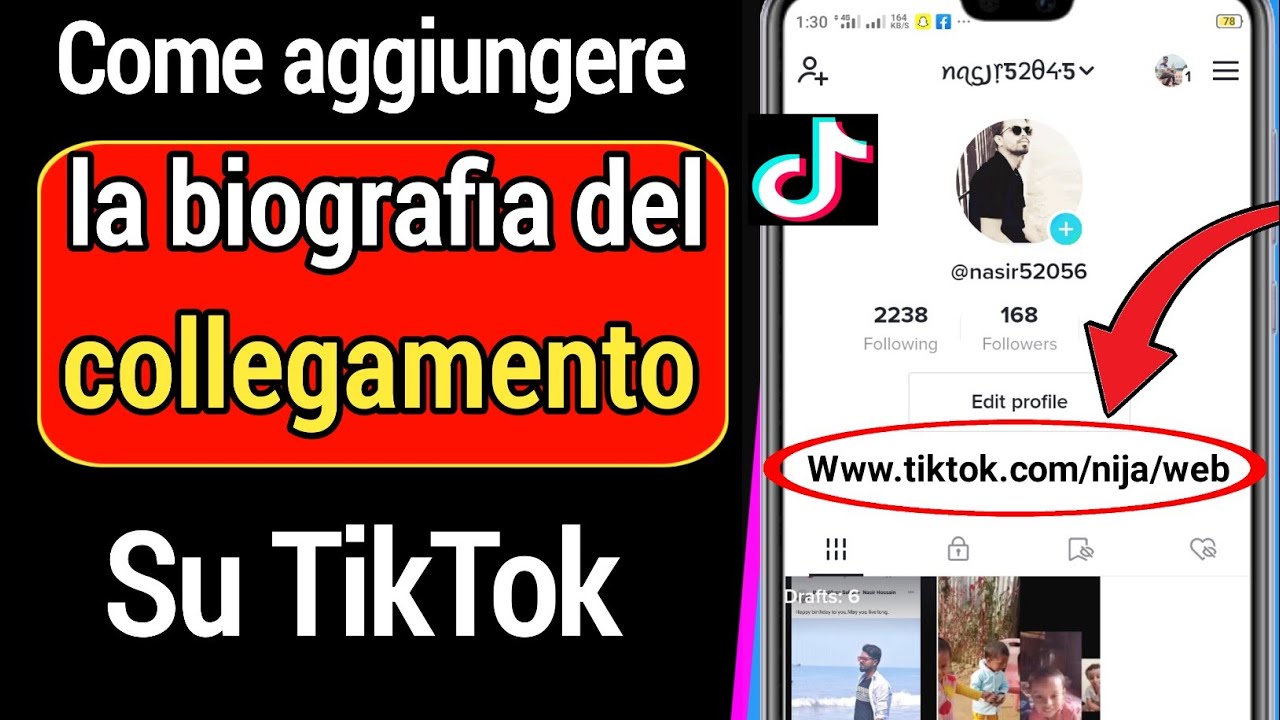 Come aggiungere link su TikTok Bio [2022] | Come aggiungere link nella