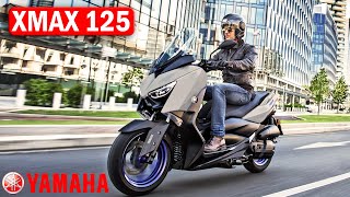 2021 Yamaha XMAX 125 \u0026 XMAX 125 Tech MAX - Sporty MAX family body design -  YouTube