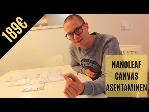 Nanoleaf Canvas aloituspaketin asentaminen