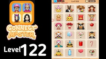 Connect Master Match Puzzle level 122 Guide Walkthrough Solution