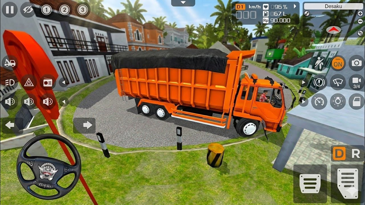 BUSSID 3D - Himachal Desaku Dangerous Hill Drive | Tata Dumper Gameplay