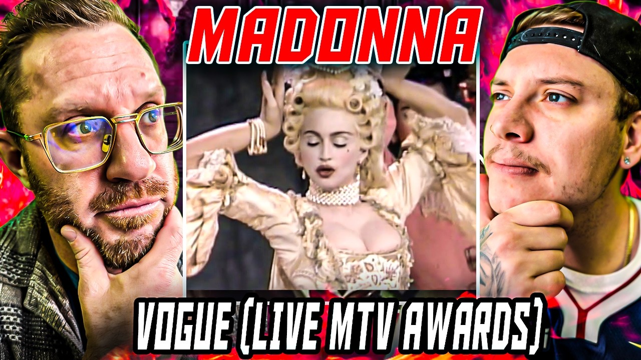 Madonna Is Our QUEEN! First Reaction to Madonna - Vogue (LIVE MTV AWARDS)