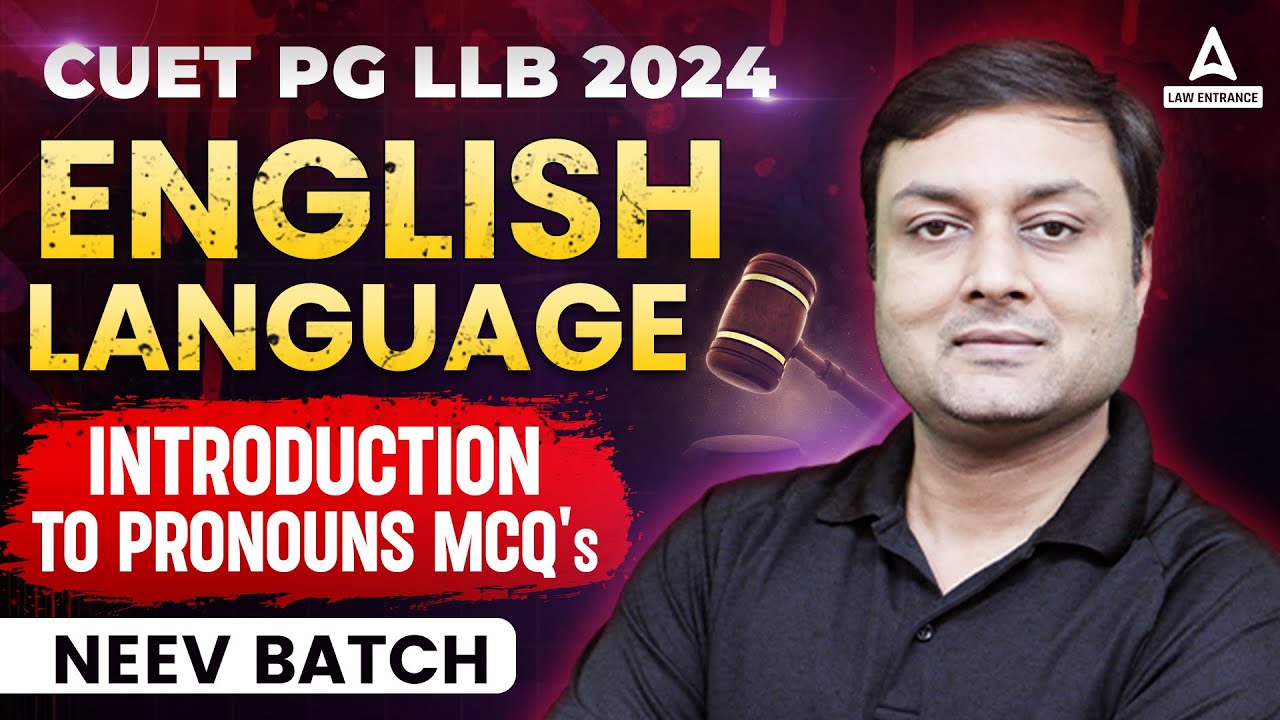 CUET PG LLB 2024 | English Language | Pronouns MCQ's | CUET PG LLB ...