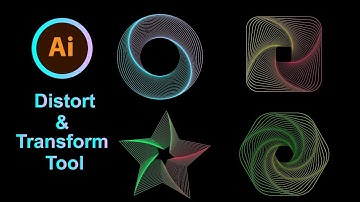 Illustrator Line Art | Illustrator Distort & Transform | illustrator 3D Tutorial
