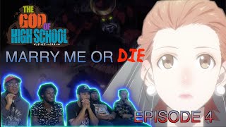 GOD OF HIGHSCHOOL EPISODE 4 LIVE REACTION | WEDDING BELLS?