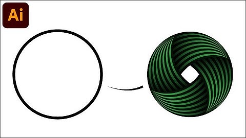 How To Make a Abstract Spiral Vortex Logo For Beginners Adobe Illustrator Tutorial | Silent Graphics