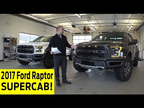 2017 Ford Raptor Supercab Exterior & Interior Walkaround with Crewcab Comparison