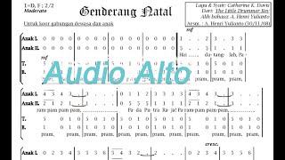 Audio Dominan Alto Genderang Natal  || Lagu \u0026 Syair : Catherine K. Davis