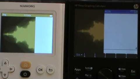 Graphic performance test #3/3 : NumWorks (Python) vs HP Prime (HPPPL non-CAS)
