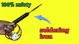 How to make soldering iron at home #homemade #soldering #powerful #iron