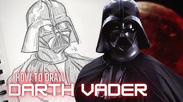 How to Draw DARTH VADER: Art Tutorial