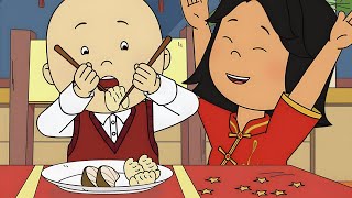 Caillou Tries New Food | Caillou Cartoon