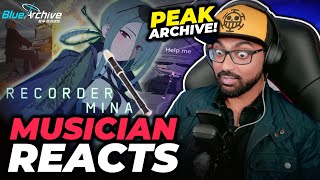 PEAK ARCHIVE?! Musician Reacts to Blue Archive - Mina's Recorder (OST 172) | New Sensei Reaction!