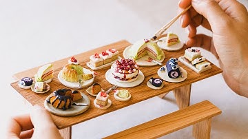 🍰 Making Polymer Clay Food Miniatures | My Petite Cakes! ~ ASMR
