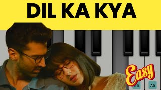Dil Ka Kya Piano Tutorial | Easy With Notes | Metro - In Dino | Pritam screenshot 3