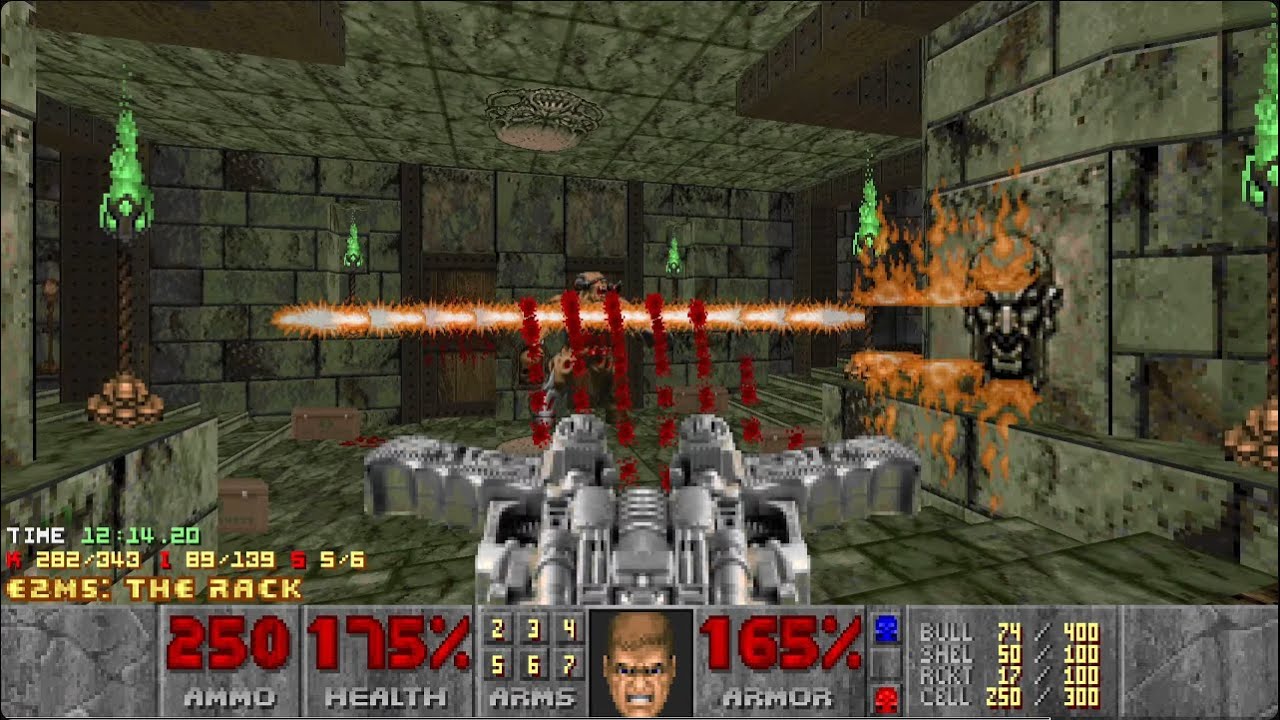 Doom II: Legacy Of Rust - PC - E2M5: The Rack - UV Max + Pistol Start ...