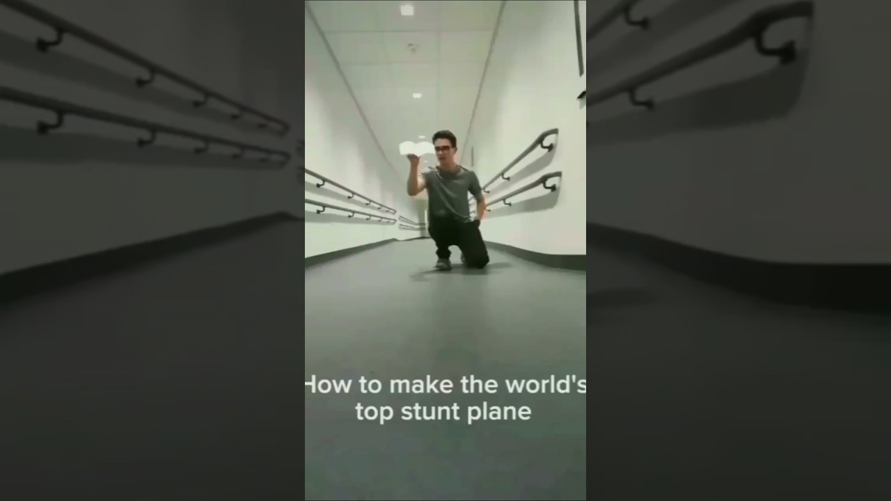 How to make the world's top stunt plane💯💯🤗. Easy to make.