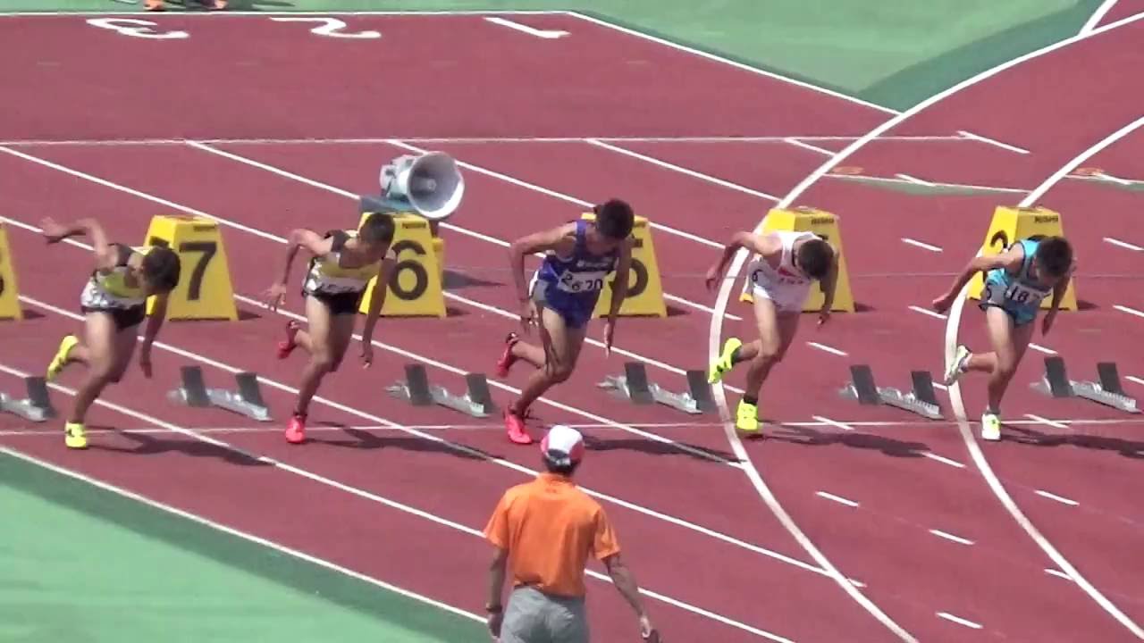 第５４回富山県中学校陸上選手権 １年男子１００m 決勝 第４位 Youtube