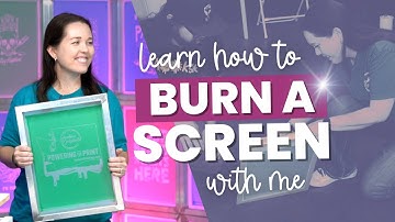 How to Burn a Screen for Beginner Silk Screen Printing