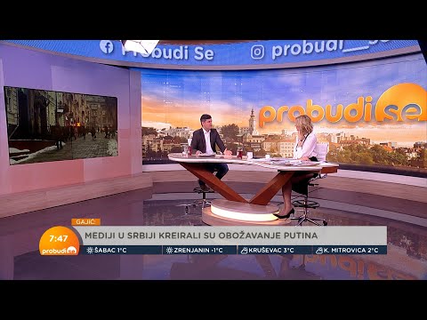 Gajić: Mediji u Srbiji kreirali obožavanje Putina