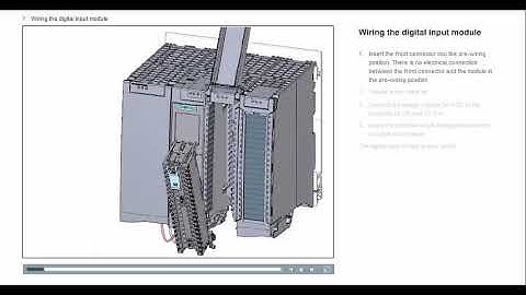 Getting Started SIMATIC S7-1500 (wire a SIMATIC S7 1500 station).