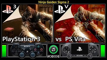Ninja Gaiden Sigma 2 (PlayStation 3 vs PS Vita) Real Hardware Comparison