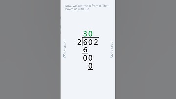 Staartdeling: 602 gedeeld door 2 | Stapsgewijze rekenles voor kinderen en beginners