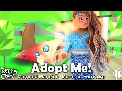 New Mermaid Furniture In Roblox Adopt Me New Double Secret Room