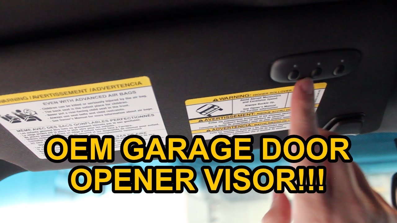 20092014 F150 and Raptor OEM CAR2U (Homelink) Upgrade YouTube