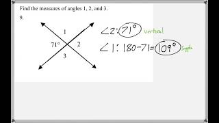 Math 118 : 1.2 #9 (Mathematical Explorations Tutorial : Angles)
