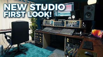 First Look At My Dream Analog-Hybrid Mixing Studio