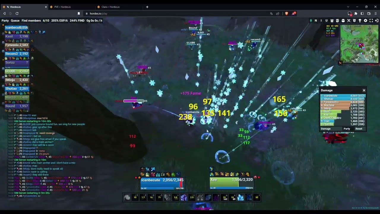 Hordes.io PvP Mage POV 24.01.2023