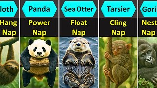 How Animals Sleep? Comparison